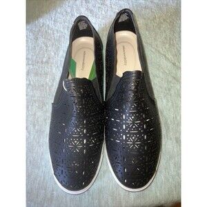 Women's Slip On Shoes Solesense Ability Briella Perforated Black Size 10M NWB